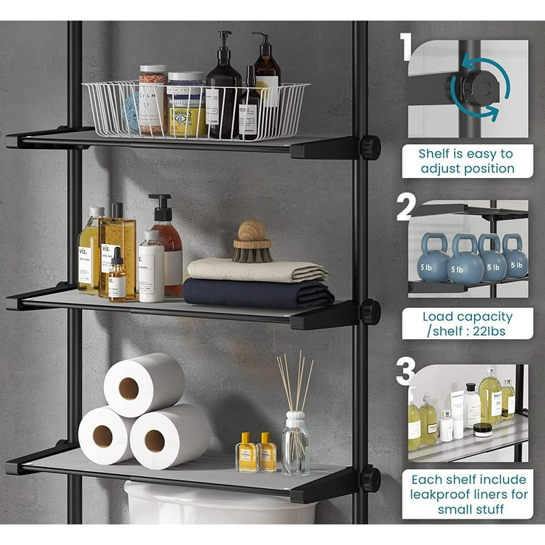 Bathroom Storage Shelf, Bathroom Shelf Organizer, Small Space