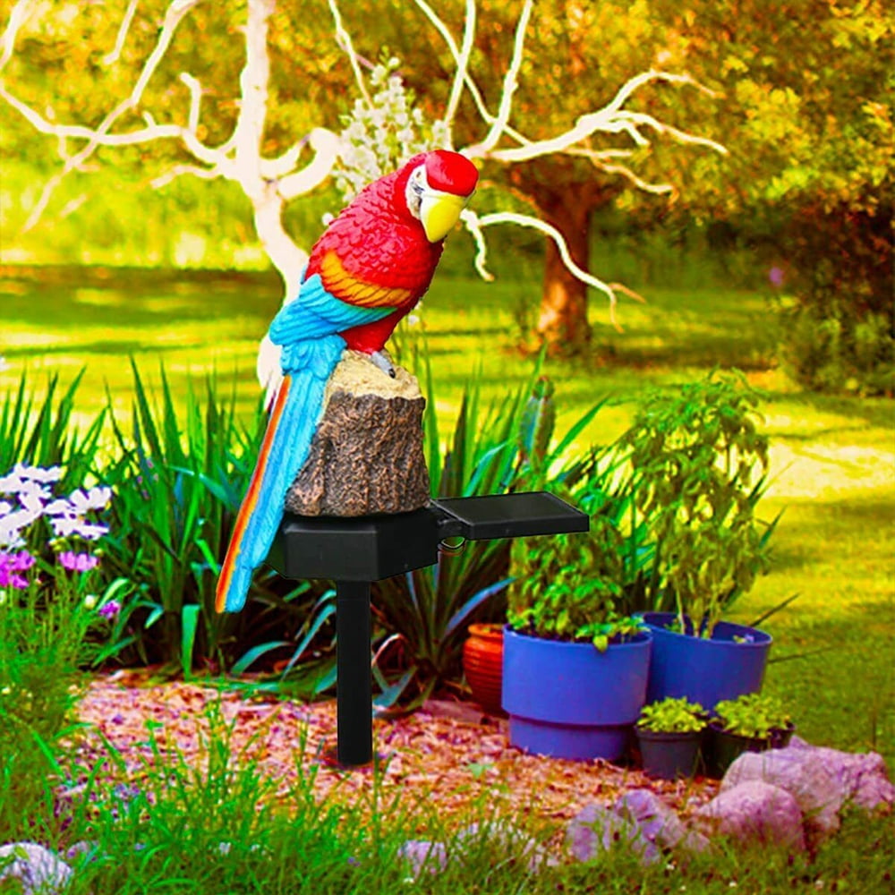 Jinyi LED Solar Parrot Garden Light Outdoor Garden Decorative Light for Outdoor GardenRed