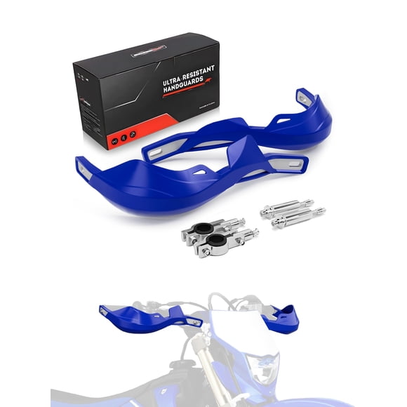 Protecciones de manos universales JFG RACING 7/8" y 1 1/8" azules