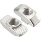 thumbnail image 1 of 100 Pcs 4040 Series M8 T Nuts, T Slot Nut Hammer Head Fastener Nut, Nickel Plated Carbon S, 1 of 5