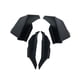 thumbnail image 1 of Winglet lateral delantero shamjiam de carenado de motocicleta dinámico para piezas Adv160 2022-2024 Negro, 1 of 8