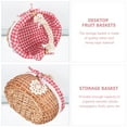thumbnail image 2 of Raindrops Picnic Woven Basket Rattan Red 1Pack 11.0X9.4X7.9In, 2 of 8