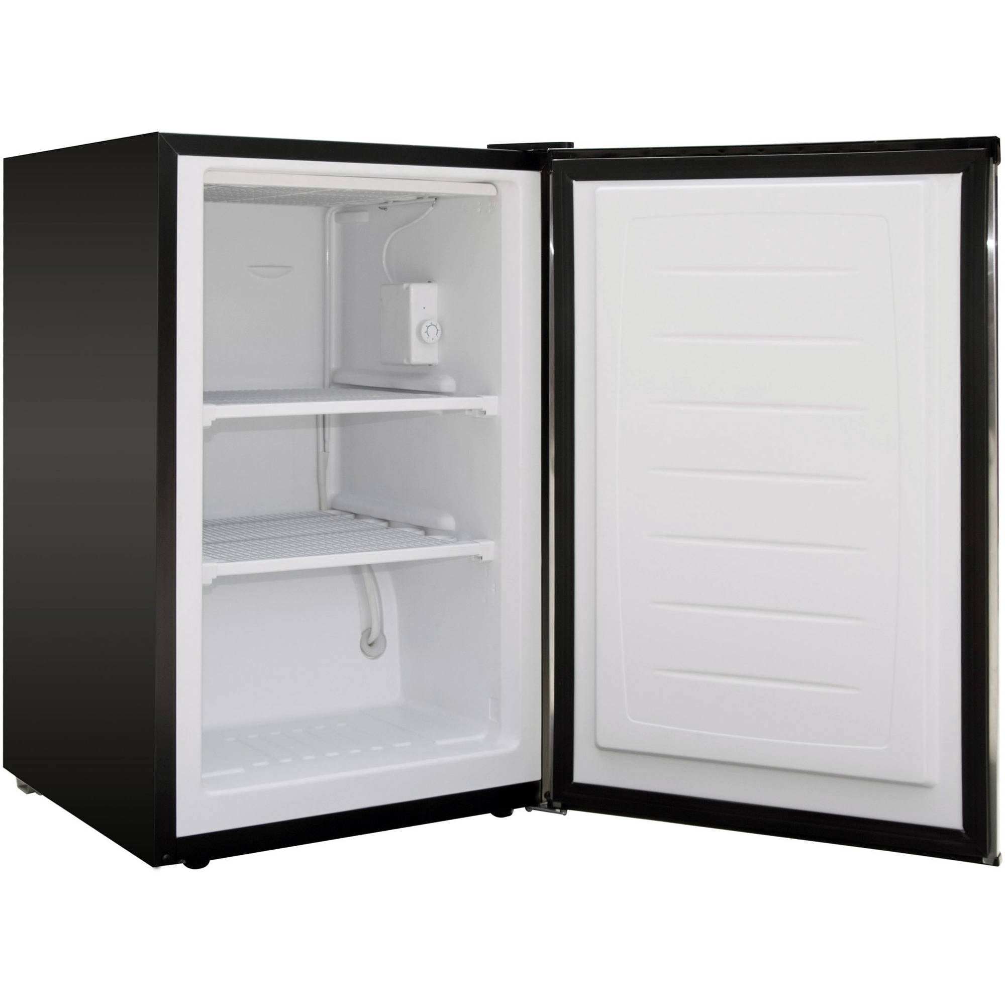 Magic Chef 3.0 cu ft Compact Upright Freezer, Stainless Steel