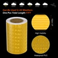thumbnail image 3 of Unique Bargains Reflective Tape, 4' x 17 Ft Waterproof High Visibility Warning Safety Tape, Yellow, 3 of 6