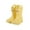 Yellow, variant on Fozruso Toddler and Kids Waterproof Rain Boots with Handles Lightweight Boots for Boys and Girls,Sizes 10(3.5-4 Years)