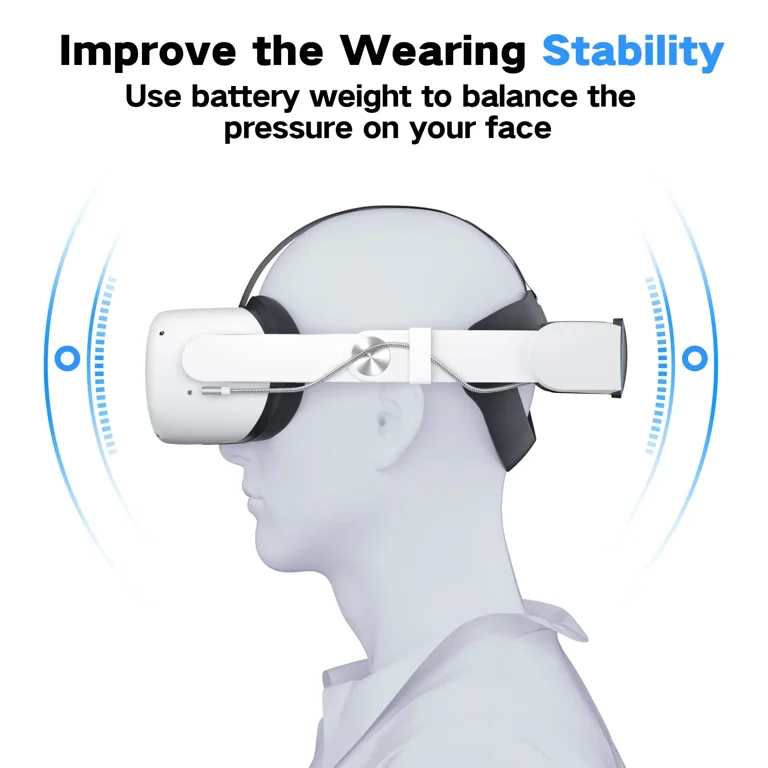 その他 / Quest 2 Adjustable Battery Head Strap for Oculus Quest 2 VR Headset