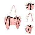thumbnail image 4 of Segolike Bow Shoulder Bag Cute Fashion Bow Purse for Party Street Dating Commuting Travel Pink, 4 of 8