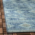 thumbnail image 3 of Safavieh Courtyard Allycia Geometric Indoor/Outdoor Runner Rug, Navy/Aqua, 2'3" x 6'7", 3 of 9