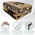 thumbnail image 4 of King Quilt Set 96''x106'', Brown Southwest Lightweight Bedspread Coverlet Set with 2 Pillow Shams, Boho Aztec Ethnic Abstract Geometric Breathable All Season Quilt Bedding for Bedroom/Guest Room, 4 of 9