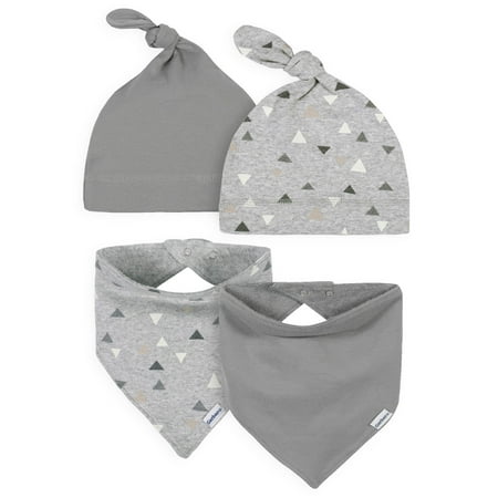 Modern Moments by Gerber Baby Boy Accessory Set, 4-Piece (Newborn-0/6 Months)