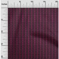 thumbnail image 1 of oneOone Viscose Chiffon Fabric Dotted Chevron & Leaves Block Printed Fabric 1 Yard 42 Inch Wide, 1 of 4