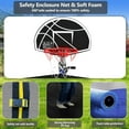 thumbnail image 4 of CZBZ Trampoline, 14FT Trampolines with Enclosure Net for Kids and Adults, 1320LBS Outdoor Trampoline with Basketball Hoop, Ladder and AntiRust Coating Round Backyard Recreational Trampoline, 4 of 9