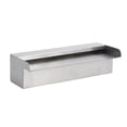thumbnail image 2 of Edtara Outdoor Waterfall Spillway Fountain, Stainless Steel Design With Colorful Led Light for Pool, Garden, or Pond, 2 of 7