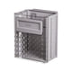 thumbnail image 4 of Bote de basura de cocina colgante que recoge restos de comida, contenedores de basura plegables transparentes Gris, 4 of 8