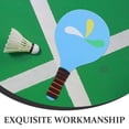 thumbnail image 3 of UPOUART Badminton Rackets for Rackets Sky-blue Wood Sponge for Backyard Games, 3 of 6
