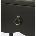 thumbnail image 4 of Home Square Transitional Rubberwood Nightstand in Black - Set of 2, 4 of 8