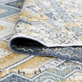 thumbnail image 5 of Bliss Rugs Geometric Indoor Outdoor Rug Low-Profile Reversible Floor Mat for Patio, Entrance, Front Door | Navy, 2' x 3', 5 of 10