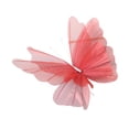thumbnail image 2 of GUOOL Artificial Butterfly Decoration Crafts DIY Photo Props for Wedding Home Wall Red, 2 of 9