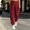 Red, variant on WIZUTIZ Women's Solid Color High Rise Elastic Drawstring Sweatpants with Decorative Ties and Pockets Long Length Casual Lounge Trousers Everyday Soft Stretchy