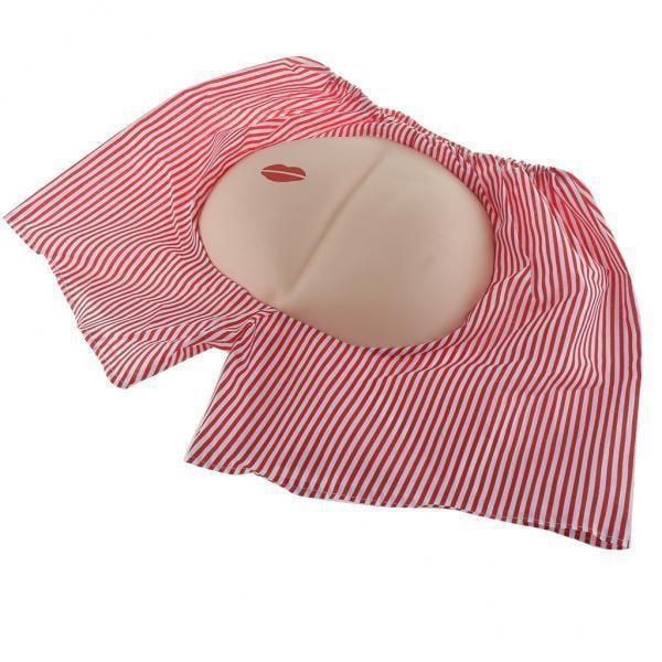 2x Decoración de Accesorios de Halloween, Pantalones Cortos Sin Fondo, Juego , Broma, Regalos de Broma, Juego para Adultos para Parejas, Brom BLESIY Disfraz de fiesta de parodia