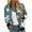 Green, variant on Womens Fall Casual Jackets Fashion Star Print Long Sleeved Pocket Zippered Coat Lightweight Fall Fashion Jackets Outfits with Pockets