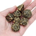 thumbnail image 3 of Metal Dice Skull Hollow Metal Polyhedral Dice Set Suitable for Dungeons and Dragons Role-Playing RPG DND Dice, 3 of 5