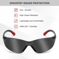 thumbnail image 3 of Gafas de seguridad ProtectX, paquete de 3, antivaho y resistentes a los arañazos, 3 of 6