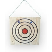 Tomahawk Targets - Wooden Knife Throwing Target with Bullseye and Kill Shots (Knives not Included)