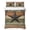 Brown Sage Green, variant on Full Quilt Set 78''x90'', Brown White Ombre Lightweight Bedspread Coverlet Set with 2 Pillow Shams, Vintage Minimalist Country Gradient Breathable All Season Quilt Bedding for Bedroom/Guest Room