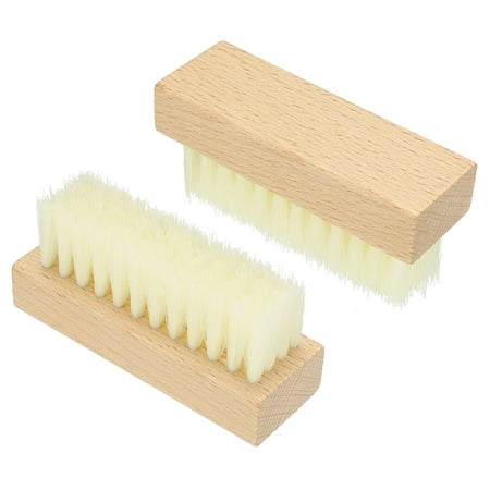 

Uxcell Shoe Cleaner Brush Square Handheld Polish Daubers for Leather Boots Cloth Canvas Sneakers White 2Pack