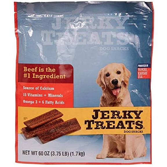 Jerky Treats American Beef Dog Snacks 60 oz