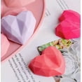 thumbnail image 4 of Molde de silicona for chocolate con forma de corazón for el día de San Valentín, bandeja multiusos for dulces, pasteles, helados y paletas, 4 of 6