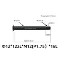 thumbnail image 1 of Bike Bicycle Replacement Front/Rear Thru Axle 12/15Mm 122-181L P1.5/P1.75, 1 of 9