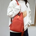 thumbnail image 6 of Nmdmisc Crossbody Small Sling Bag Sling Backpack for Women Men, Chest Daypack Crossbody Backpack Travel Sports Hiking -Orange, 6 of 6