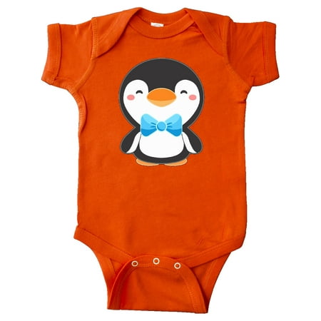 

Inktastic Cute Penguin with Blue Bow Tie Gift Baby Boy or Baby Girl Bodysuit