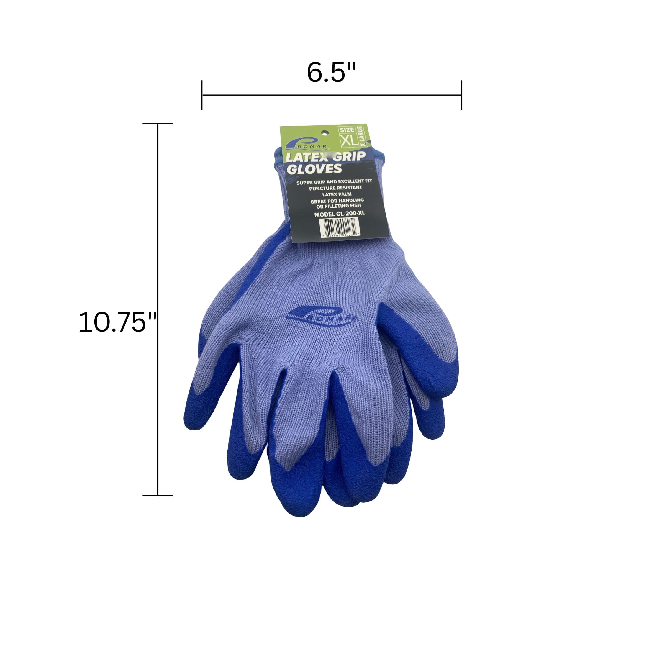 Promar Latex Grip Gloves, XL