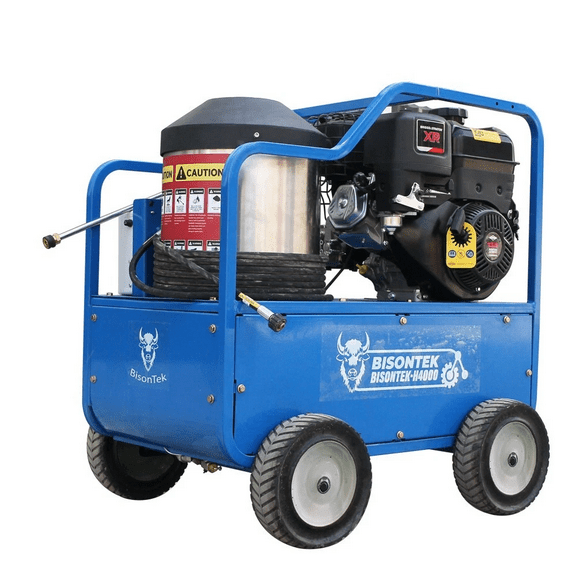 DigMaster Hot Water Pressure Washer B&S Engine Gas Powered Heated High Pressure Cleaner 4060PSI 4GPM for Heavy Machinery Farm & Home Use