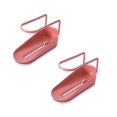 thumbnail image 1 of Oleegame 2PC Shower Soap Dish With Hook Sink Sponge Rack Stand Kitchen Faucet Storage Rack Sponge And Towel Rack Drain Basket Home Kitchen Cleaning Tools Red, 1 of 3
