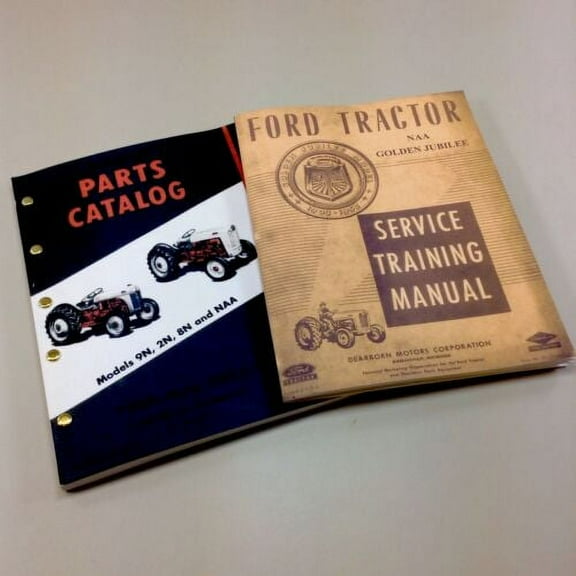 Lot Ford Naa Golden Jubilee Tractor Service & Parts Manuals Repair Shop Catalog