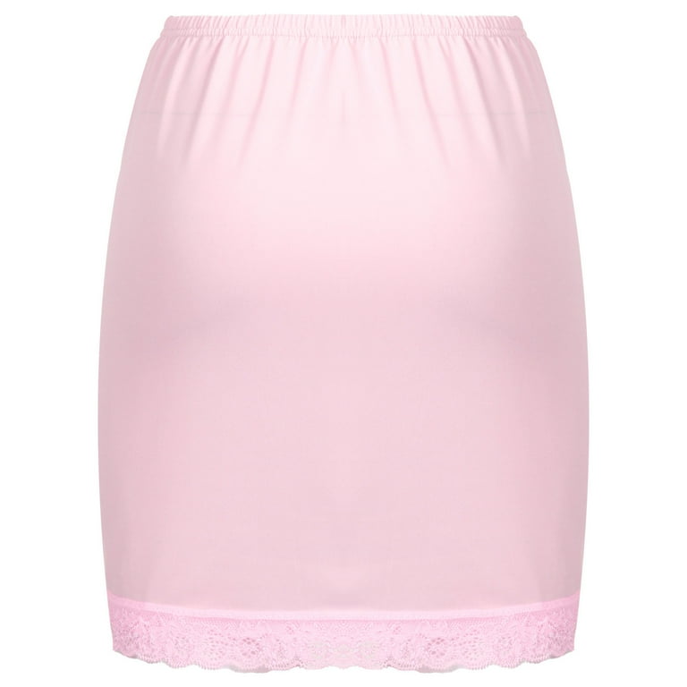 Alvivi Women's Half Slips Lace Hem Underskirt Elastic Waist Petticoat Skirt for Commuter OL Under Dress Light Pink OneSize - Walmart.com Alvivi Women's Half Slips Lace Hem Underskirt Elastic Waist Petticoat Skirt for Commuter OL Under Dress Light Pink OneSize - Walmart.com