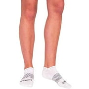 Bombas Women's Original's White Ankle Socks,Size Large