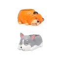 thumbnail image 1 of 2Pcs Cartoon Dog Animal Succulent Cactus Plant Pot, Macetero de Resina para Macetas, Perfecto para La Decoración para hogar, Huskie Y Sharpla Linda maceta suculenta de flores, 1 of 8