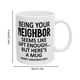 thumbnail image 3 of Taza de café de cerámica de 325 ml | Diseño original con letras del alfabeto | Apto para microondas y lavavajillas | Regalo único para militares, hombres, mujeres, familiares, amigos, compañeros, 3 of 5