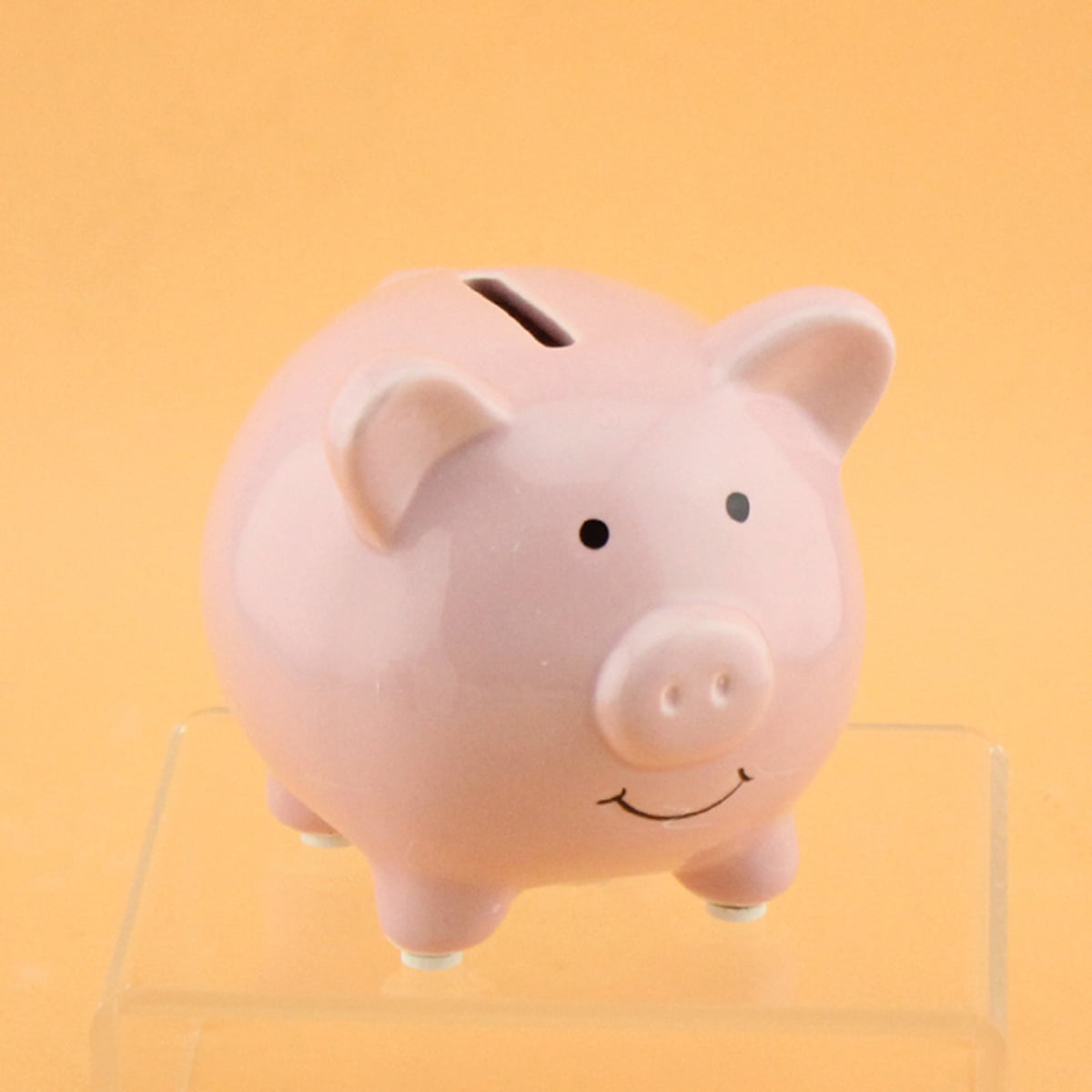 Piggy bank green classic bank money coin plastic saving box cash cute figure 
