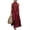 Wine, variant on Women's Burgundy Ruched Halter Maxi Dress with Pockets - Relaxed Fit Sleeveless Long Summer Dress for Beach Vacations, Lounge Days, and Resort Style
