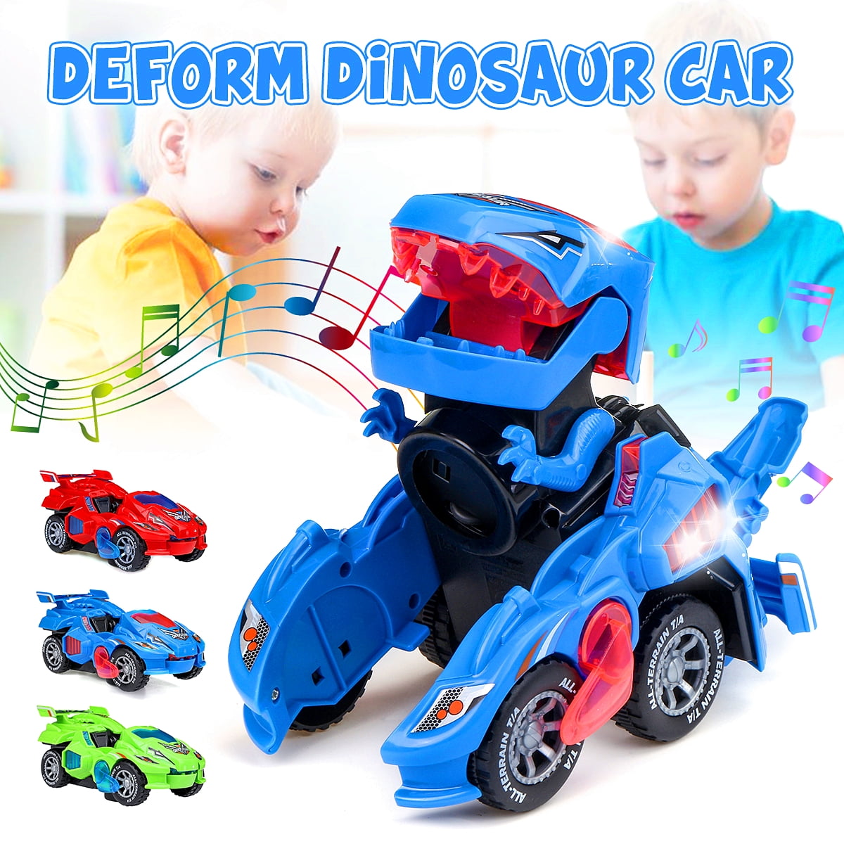 blue transformer toy