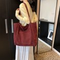 thumbnail image 3 of Bolsos Y Bolso Mujer Gamuza Sólido para Viajar Por, 3 of 9