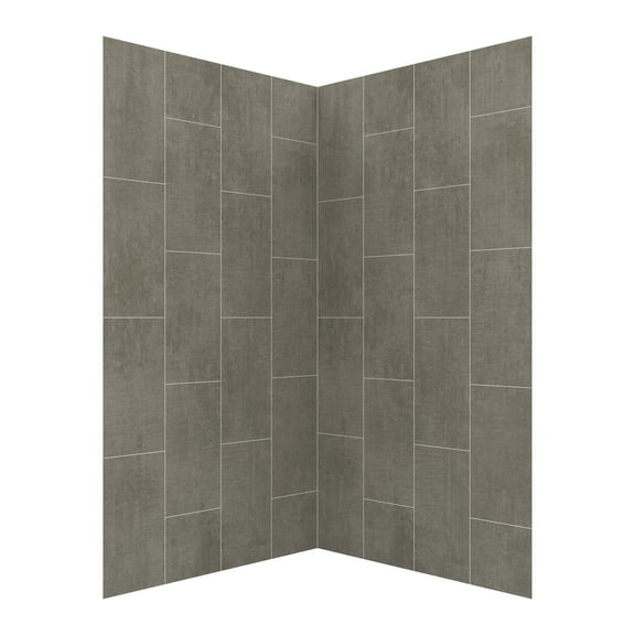 Craft   Main Gfs424278 Jetcoat 42" X 42" X 78" Two Panel Corner Shower Wall Kit - Quary