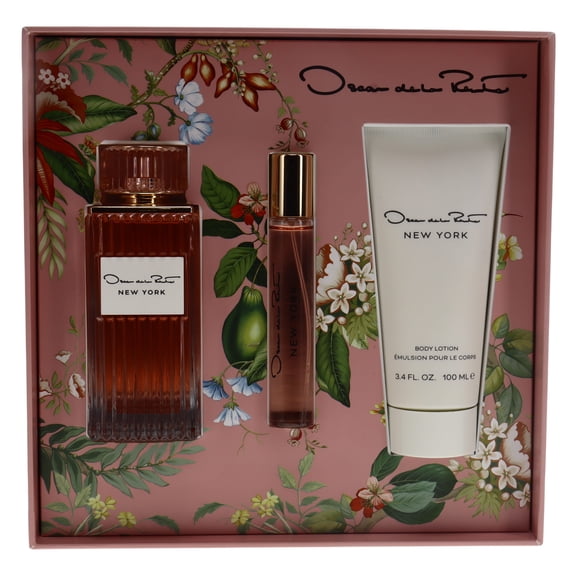 Oscar de la Renta New York 3pc Gift Set For Women
100ml EDP 10ml EDP 100ml Lotion