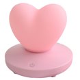 thumbnail image 2 of Luz de noche USB en forma de corazón Luz de mesa Decoración ajustable Lámpara de noche LED, 8004 Tocar, Rosa Inevent HA002903-07B, 2 of 2